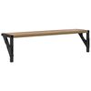 vidaXL Sieninės lentynos 2 pcs Amatininkų ąžuolas 60 x 15 x 15,5 cm