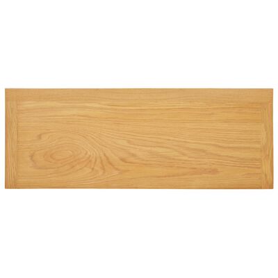 vidaXL Konsolinis staliukas, 83x30x73cm, ąžuolo medienos masyvas