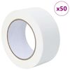 vidaXL Dažytojo maskavimo juostos 50 pcs Balta 50mm x 50m Popierius