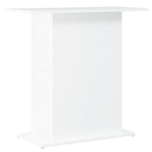 vidaXL Akvariumo stovas, baltas, 75x36x72,5 cm, inžinerinė mediena