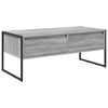 vidaXL Kavos staliukas Pilkas Sonoma 100 x 46 x 40 cm Apdirbta mediena