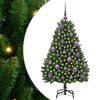 vidaXL Dirbtinė Kalėdų eglutė 120 cm 150 LED &Scaron;ilta balta Žalia