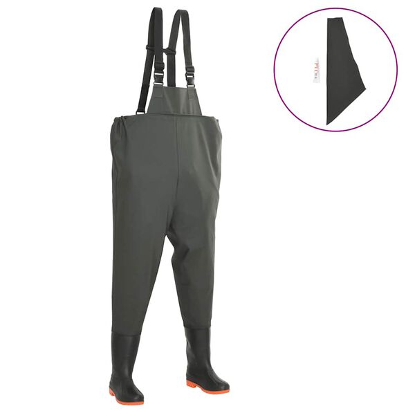 vidaXL Bridkelnės su batais, žalios spalvos, 42 dydis