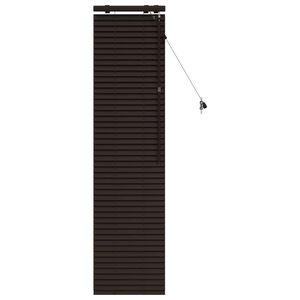 vidaXL Venecijos žaliuzės Tamsiai rudas 50 x 160 cm 35 mm