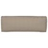 vidaXL Pallet pagalvių rinkinys 2 pcs Taupe 120 x 40 x 8 cm