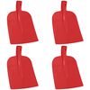 vidaXL Kastuvo galva 4 pcs Raudona 32 x 24,5 cm