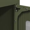 vidaXL Highboard Olive Green 68x39x123 cm Plienas
