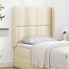 vidaXL Galvūgalio ausis Kreminė 80 x 16 x 4 cm PVC