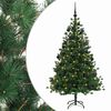 vidaXL Dirbtinė kalėdinė eglutė su rutuliuku 150 cm 150 LED