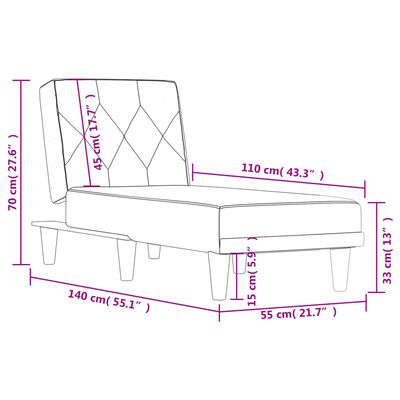 vidaXL Poilsio gultas, tamsiai pilkos spalvos, aksomas