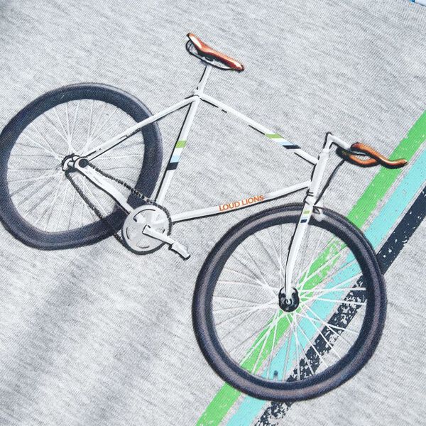 Vaiki&scaron;ki mar&scaron;kinėliai trumpomis rankovėmis, pilkos spalvos, 116