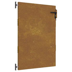 vidaXL Sodo vartai, 85x125 cm, Corten plienas