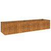 vidaXL Pakelta sodo lysvė, 194x50x36 cm, Corten plienas