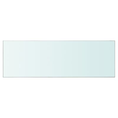 vidaXL Lentynos plokštė, skaidrus stiklas, 90x30 cm