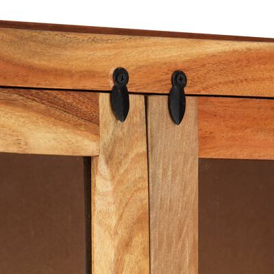 vidaXL Komoda, 100x40x175 cm, akacijos medienos masyvas