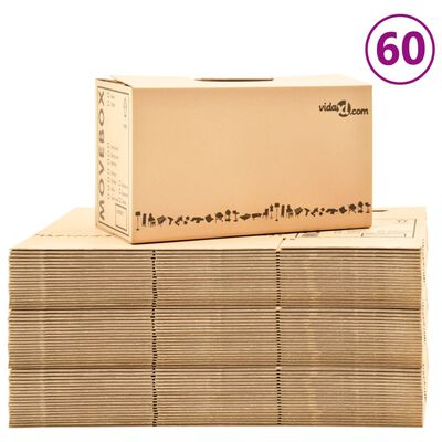vidaXL Kraustymosi dėžės, 60vnt., 60x33x34cm, XXL (3x30145)