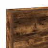 vidaXL Saugojimo galvos atlo&scaron;as Rūkyta ąžuolas 120 cm Apdirbta mediena