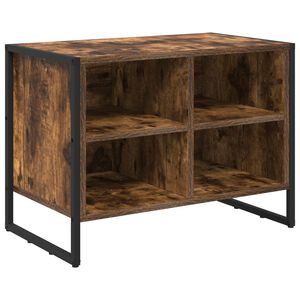 vidaXL Batu skrynia 60 x 35 x 44 cm Apdirbta mediena Dūminis ąžuolas