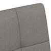 vidaXL Valgomojo kėdės su ratais 2 pcs Taupe 58 x 65 x 94 cm audinys