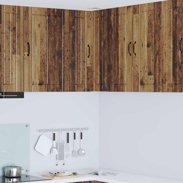 vidaXL Virtuvės spintelė Senas medis 57 x 57 x 80 cm Apdirbta mediena