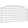 vidaXL Tvenkinio tvoros rinkinys 5 vnt. 100 x 50 cm Plienas Žalia