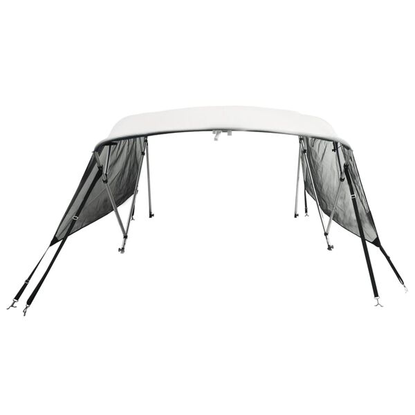 vidaXL Bimini viršaus stogelis su sienomis, 243x(230-244)x137cm