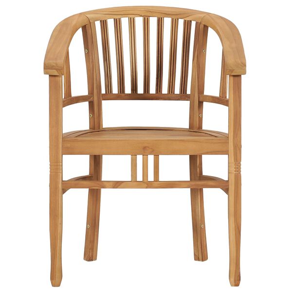 vidaXL Sodo valgomojo baldų komplektas, 9 dalių, tikmedžio masyvas