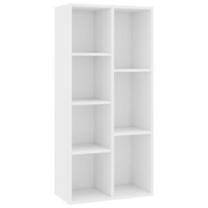 vidaXL Spintelė knygoms, baltos spalvos, 50x25x106cm, apdirbta mediena