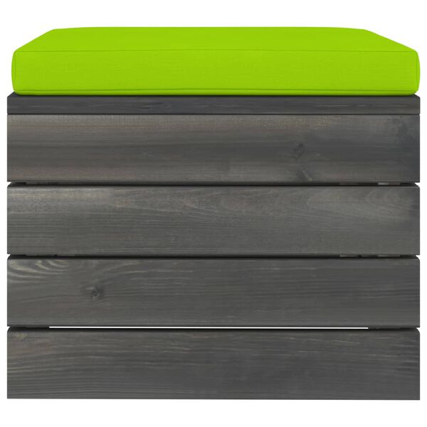 vidaXL Sodo komplektas i&scaron; palečių su pagalvėlėmis, 12 dalių, pu&scaron;is