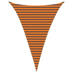 vidaXL Saulės burė Oranžinė ir ruda 3 x 4 x 4 m