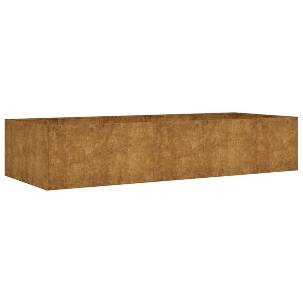 vidaXL Auk&scaron;tas sodo lovelis, 200x80x40cm, Corten plienas