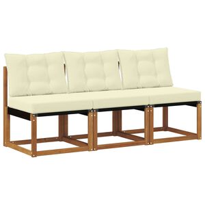 vidaXL 3 Vienetas Lauko vidurinė sofa