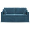 vidaXL Sofa Mėlyna 158 x 78 x 80 cm Aksomas