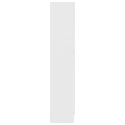 vidaXL Vitrininė spintelė, baltos spalvos, 82,5x30,5x150cm, MDP