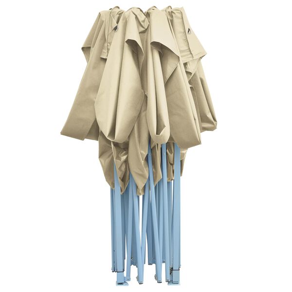 vidaXL I&scaron;skleidžiama palapinė, 3x4,5m, kreminė balta