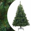 vidaXL Dirbtinė Sulankstoma Kalėdų Eglutė Žalia 120 cm PVC, plienas