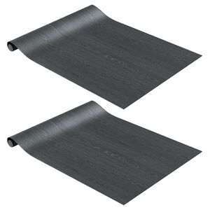 vidaXL Lipnios plėvelės baldams, 2vnt., medienos, 500x90cm, PVC