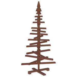 vidaXL Medinė Kalėdų eglutė KOTKA 120 cm Pu&scaron;ies medienos masyvas