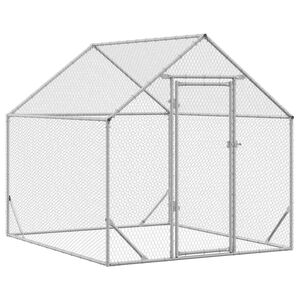 vidaXL Vi&scaron;tų narvas Sidabro 400x170x177cm Cinkuota plienas