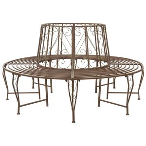 vidaXL Medžio suolelis 8-Vietų skaičius &Oslash; 160 x 89 cm Plienas