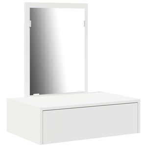vidaXL Makiažo stalas Balta 60 x 40 x 70 cm Apdirbta mediena