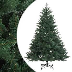 vidaXL Dirbtinė Sulankstoma Kalėdų Eglutė 120 cm PVC ir metalas Žalia