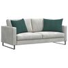 vidaXL Sofa Pagalvės 2 pcs Tamsiai žalia 70 x 50 cm Kordūrinis audinys