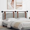 vidaXL Kabantysis galvūgalis Debesų pilka 170 x 55 x 5 cm Antikinis PU
