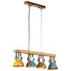 vidaXL Lubinis &scaron;viestuvas, įvairių spalvų, 25W, 111cm, E27, pramoninis