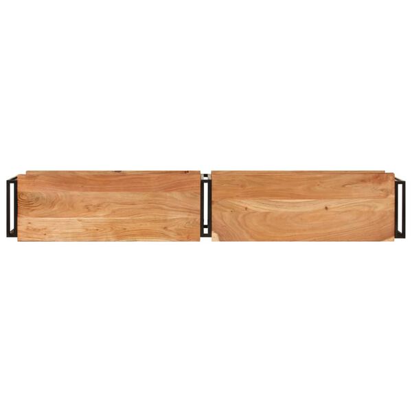 vidaXL Televizoriaus spintelė, 180x30x40cm, akacijos medienos masyvas