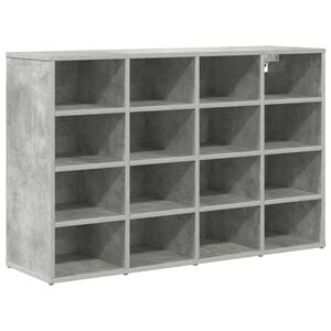 vidaXL Batu skrynia 103 x 30 x 67 cm Apdirbta mediena Betono pilka