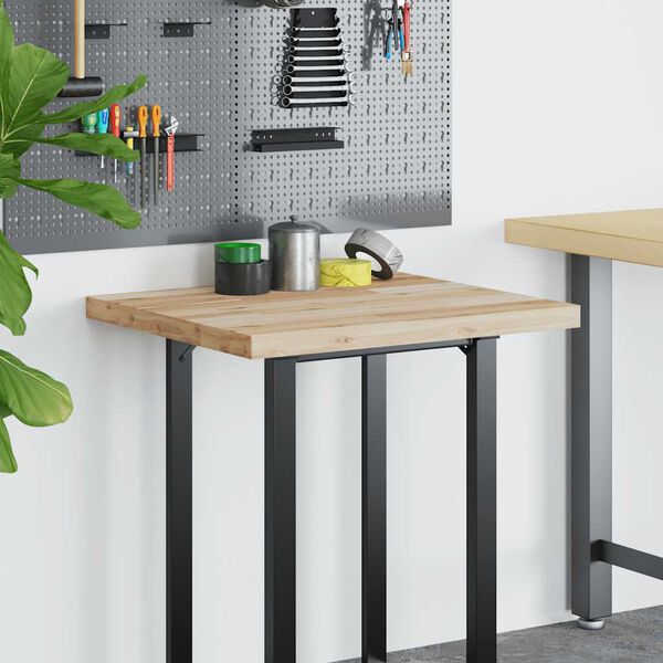 vidaXL Ra&scaron;omojo stalo stalvir&scaron;is, 80x60x4cm, akacijos medienos masyvas