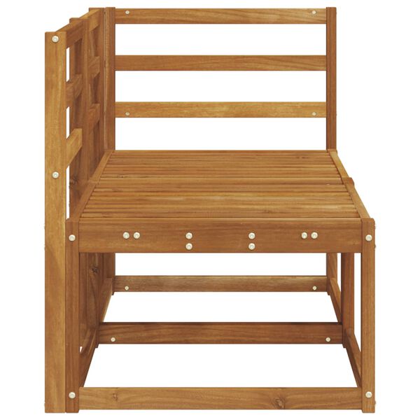 vidaXL Lauko vidurinė ir kampinė sofa 2 Vienetas Natūrali