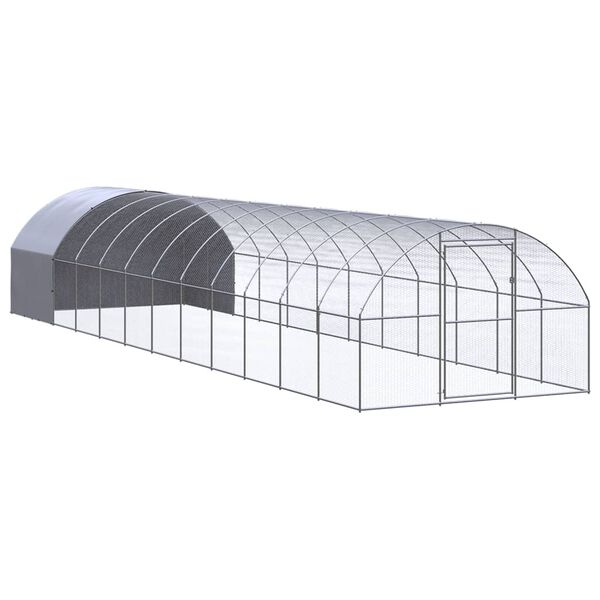 vidaXL Lauko narvas viščiukams, 3x12x2m, galvanizuotas plienas